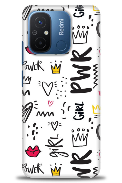 Xiaomi Redmi 12C Kılıf HD Baskılı Kılıf - Power Girl