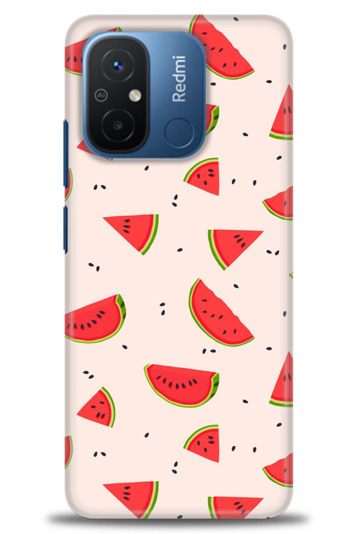 Xiaomi Redmi 12C Kılıf HD Baskılı Kılıf - Karpuz Dilimleri