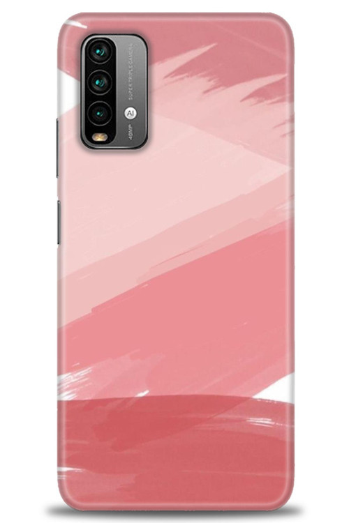 Xiaomi Redmi 9T Kılıf HD Baskılı Kılıf - Pembe Palet