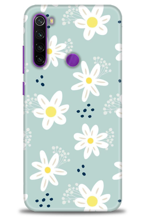 Xiaomi Redmi Note 8 Kılıf HD Baskılı Kılıf - Papatyalar