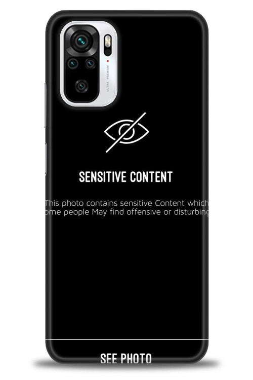 Xiaomi Redmi Note 10 Kılıf HD Baskılı Kılıf - Sensitive Content