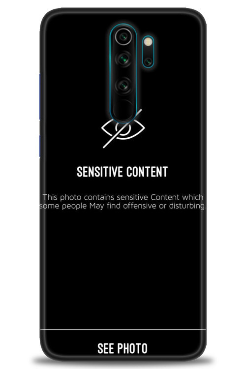 Xiaomi Redmi Note 8 Pro Kılıf HD Baskılı Kılıf - Sensitive Content