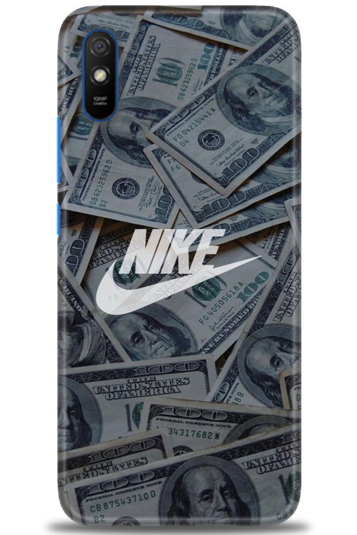 Xiaomi Redmi 9A Kılıf HD Baskılı Kılıf - Nike Dolar