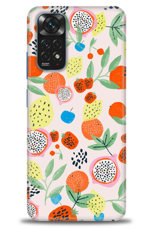 Xiaomi Redmi Note 11 Kılıf HD Baskılı Kılıf - Ejder Meyvesi