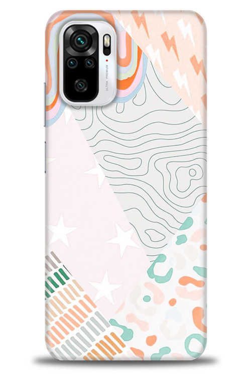 Xiaomi Redmi Note 10S Kılıf HD Baskılı Kılıf - Çok Renkli
