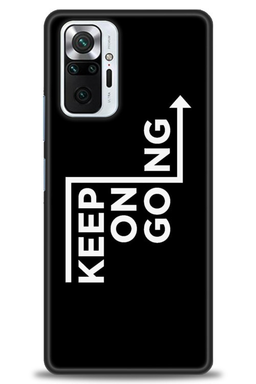 Xiaomi Redmi Note 10 Pro Kılıf HD Baskılı Kılıf - Keep On Going