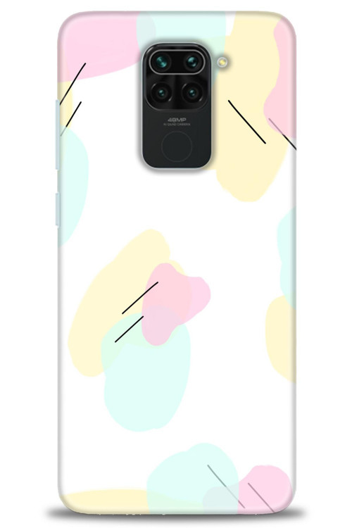 Xiaomi Redmi Note 9 Kılıf HD Baskılı Kılıf - Renkler Çubuklar
