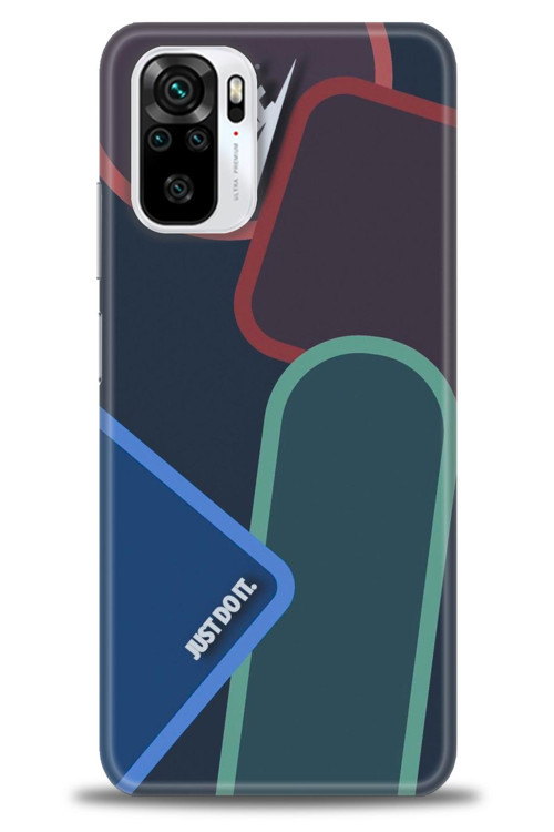 Xiaomi Redmi Note 10 Kılıf HD Baskılı Kılıf - Just Do It