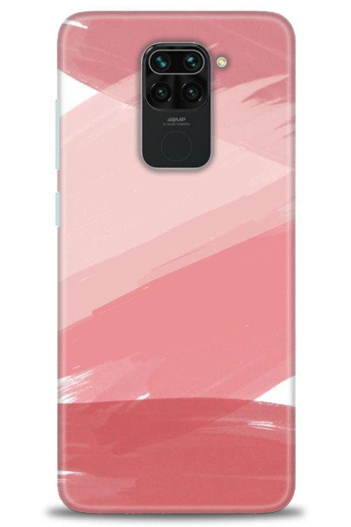 Xiaomi Redmi Note 9 Kılıf HD Baskılı Kılıf - Pembe Palet