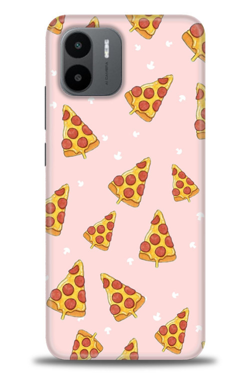 Xiaomi Redmi A1 Kılıf HD Baskılı Kılıf - Pizza Dilimleri
