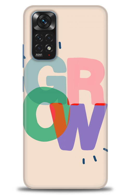 Xiaomi Redmi Note 11 Kılıf HD Baskılı Kılıf - Grow