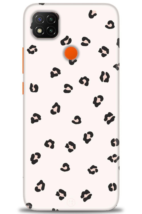 Xiaomi Redmi 9C Kılıf HD Baskılı Kılıf - Kahveli Leopar