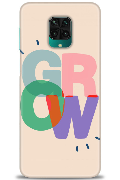 Xiaomi Redmi Note 9S Kılıf HD Baskılı Kılıf - Grow