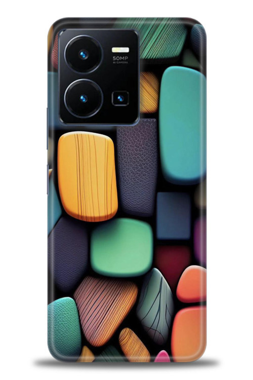 Xiaomi Redmi Note 12 Pro 5G Kılıf HD Baskılı Kılıf - Renkli Taşlar