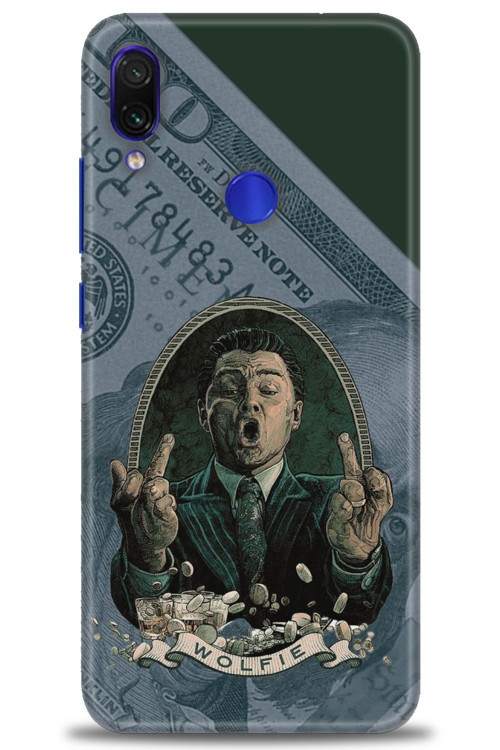 Xiaomi Redmi Note 7 Kılıf HD Baskılı Kılıf - Dolar