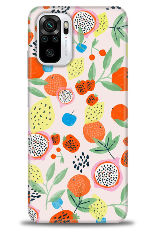 Xiaomi Redmi Note 10S Kılıf HD Baskılı Kılıf - Ejder Meyvesi