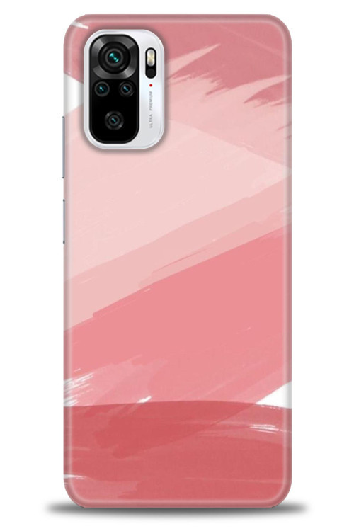 Xiaomi Redmi Note 10 Kılıf HD Baskılı Kılıf - Pembe Palet
