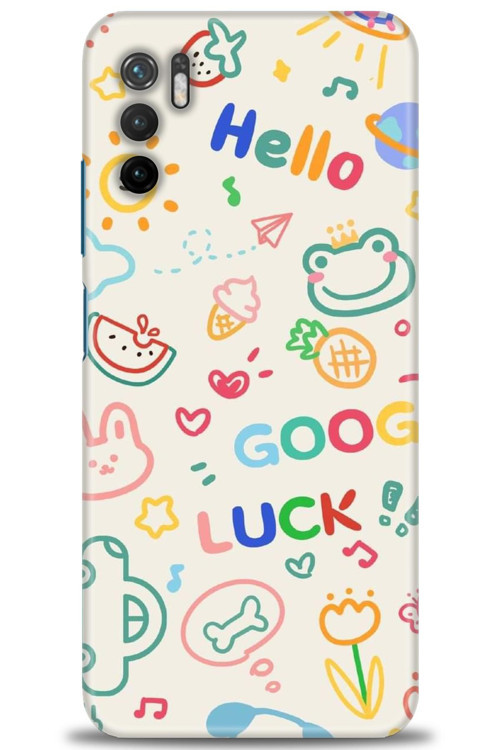 Xiaomi Redmi Note 10 5G Kılıf HD Baskılı Kılıf - Goog Luck