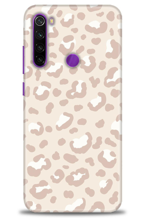 Xiaomi Redmi Note 8 Kılıf HD Baskılı Kılıf - Kahve Leoapar