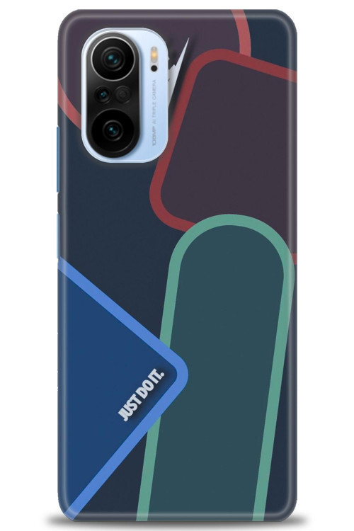 Xiaomi Redmi K40 Pro Kılıf HD Baskılı Kılıf - Just Do It