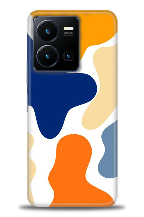 Xiaomi Redmi Note 12 Pro 5G Kılıf HD Baskılı Kılıf - Turuncu Lekeler