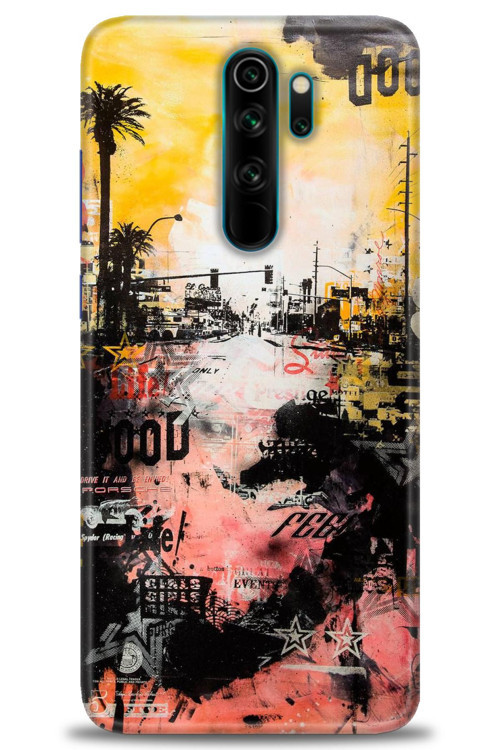 Xiaomi Redmi Note 8 Pro Kılıf HD Baskılı Kılıf - Karışık Baskı