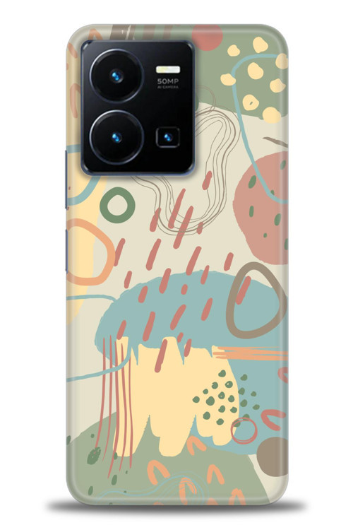 Xiaomi Redmi Note 12 Pro 5G Kılıf HD Baskılı Kılıf - Renkli Tuval