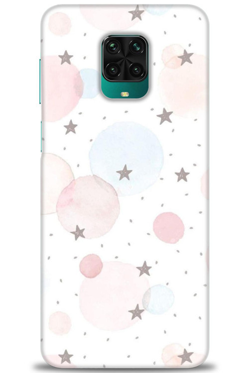 Xiaomi Redmi Note 9S Kılıf HD Baskılı Kılıf - Yıldız Puantiye