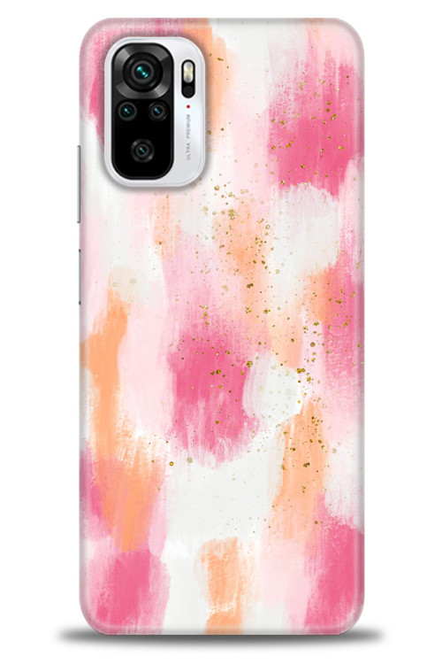 Xiaomi Redmi Note 10S Kılıf HD Baskılı Kılıf - Pembe Palet