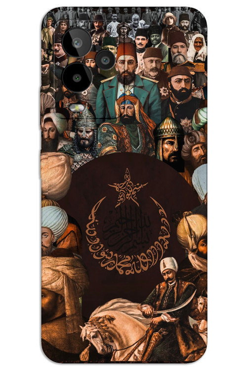 General Mobile GM 24 Pro Kılıf HD Desen Baskılı Arka Kapak - Osmanlı Hanedan