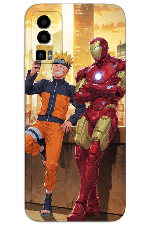 General Mobile GM 23 Kılıf HD Desen Baskılı Arka Kapak - İron Man