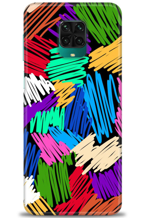 Xiaomi Redmi Note 9S Kılıf HD Baskılı Kılıf - Karalama