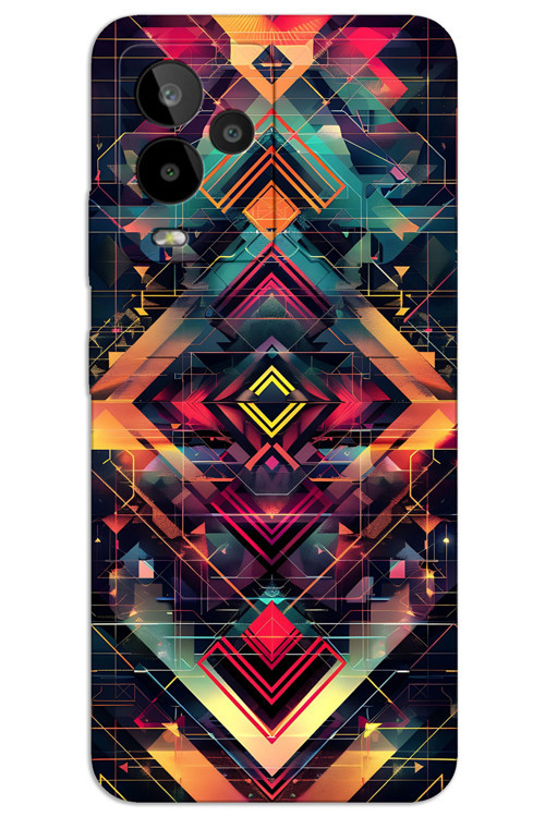 General Mobile GM 24 Pro Kılıf HD Desen Baskılı Arka Kapak - Motif 2