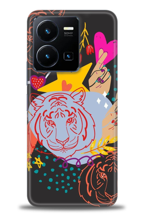 Xiaomi Redmi Note 12 5G Kılıf HD Baskılı Kılıf - Kaplan