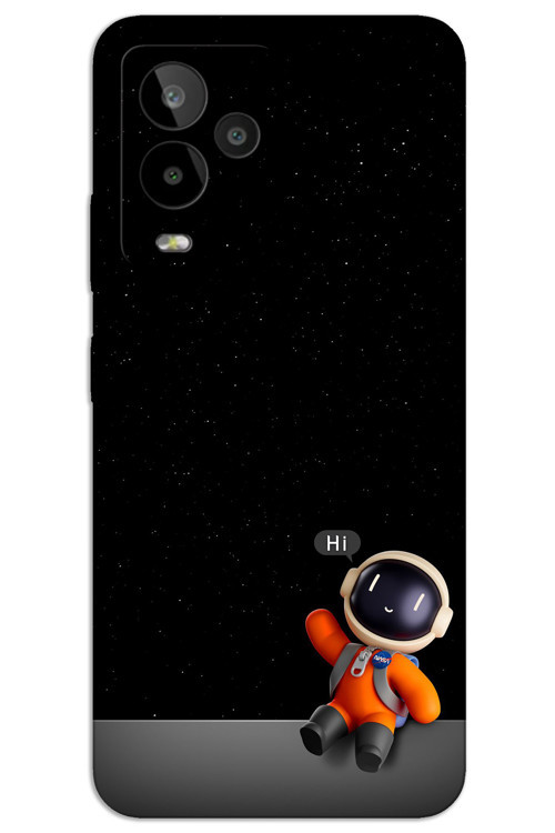 General Mobile GM 24 Pro Kılıf HD Desen Baskılı Arka Kapak - Astronot Hi