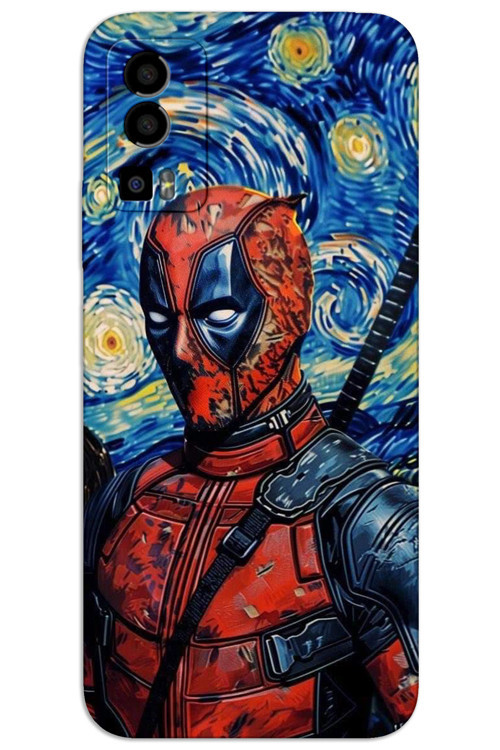 General Mobile GM 23 Kılıf HD Desen Baskılı Arka Kapak - Deadpool