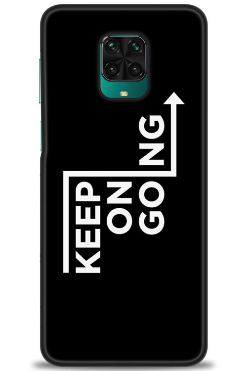 Xiaomi Redmi Note 9S Kılıf HD Baskılı Kılıf - Keep On Going