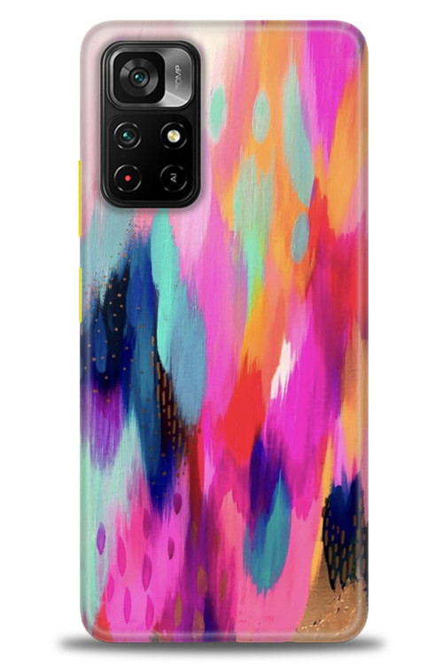 Xiaomi Redmi Note 11 Pro Plus Kılıf HD Baskılı Kılıf - Yaldızlı Renkler