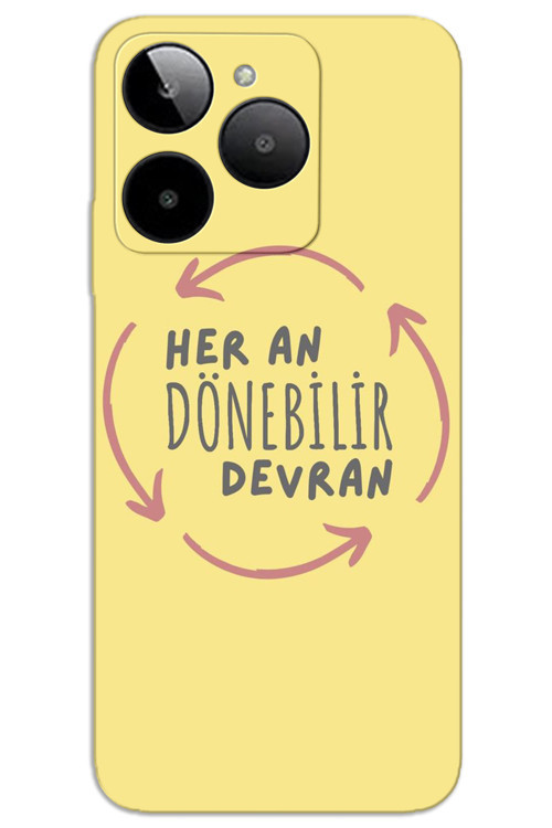 General Mobile GM ERA 50 Kılıf HD Desen Baskılı Arka Kapak - Devran Döner