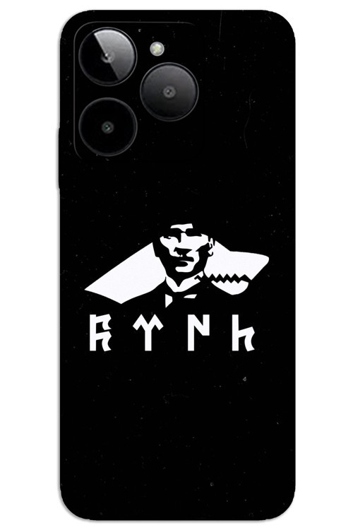 General Mobile GM ERA 30 Kılıf HD Desen Baskılı Arka Kapak - Atatürk Kurt