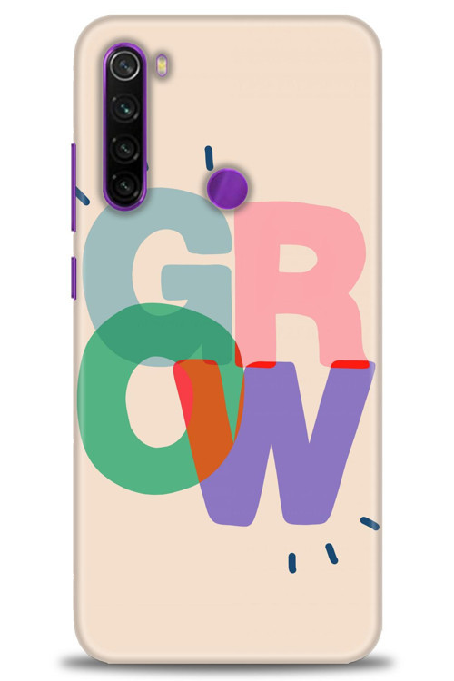 Xiaomi Redmi Note 8 Kılıf HD Baskılı Kılıf - Grow