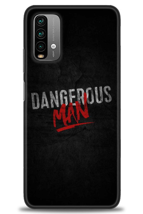 Xiaomi Redmi Note 9 4G Kılıf HD Baskılı Kılıf - Dangerous Man