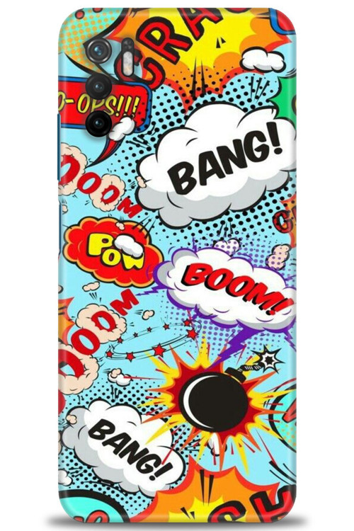 Xiaomi Redmi Note 10 5G Kılıf HD Baskılı Kılıf - Bang Boom