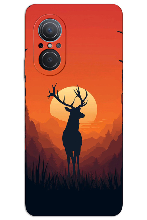 Huawei Nova 9 SE Kılıf HD Desen Baskılı Arka Kapak - Geyik