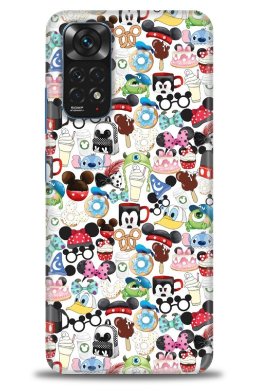 Xiaomi Redmi Note 12 4G Kılıf HD Baskılı Kılıf - Cartoon