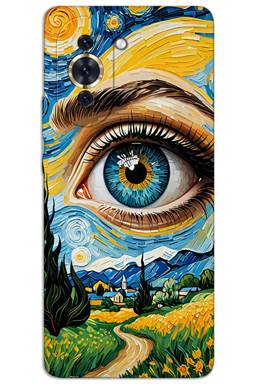 Huawei Nova 10 Kılıf HD Desen Baskılı Arka Kapak - Sanat Göz