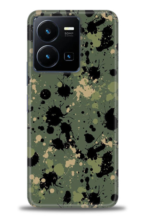 Xiaomi Redmi Note 12 5G Kılıf HD Baskılı Kılıf - Kamuflaj Renkleri