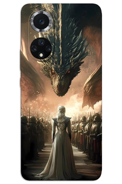 Huawei Nova 9 Kılıf HD Desen Baskılı Arka Kapak - Dragons