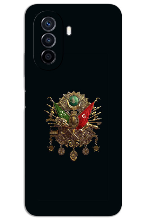 Huawei Nova Y70 Kılıf HD Desen Baskılı Arka Kapak - Tuğra