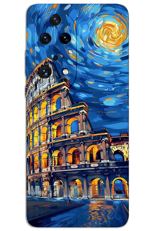 Huawei P50 Pro Kılıf HD Desen Baskılı Arka Kapak - Sanat Roma